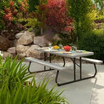 Lifetime 6-Foot Folding Picnic Table – Perfect for Events