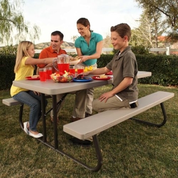 Lifetime 6-Foot Folding Picnic Table – Perfect for Events
