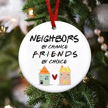 Charming Neighbor Christmas Ornaments for Gifting