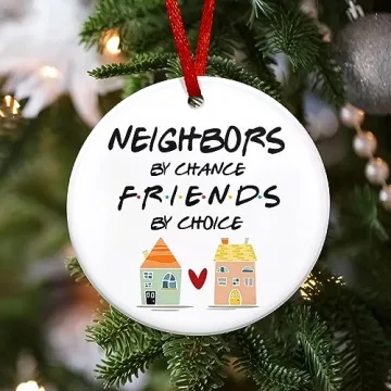 Charming Neighbor Christmas Ornaments for Gifting