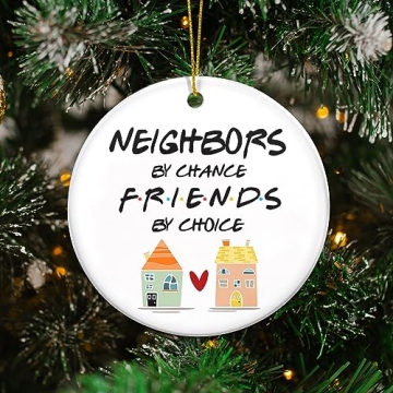 Charming Neighbor Christmas Ornaments for Gifting