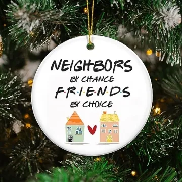 Charming Neighbor Christmas Ornaments for Gifting