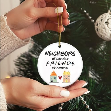 Charming Neighbor Christmas Ornaments for Gifting