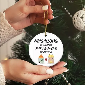 Charming Neighbor Christmas Ornaments for Gifting