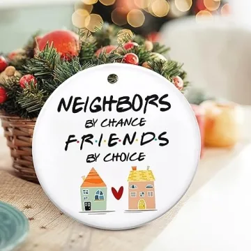 Charming Neighbor Christmas Ornaments for Gifting