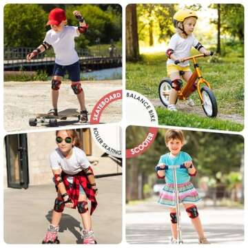 BOSONER Kids Protective Gear Set for Skating and Biking