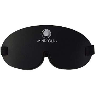 Mindfold Relaxation and Blackout Sleeping Mask, Total Darkness with Your Eyes Open