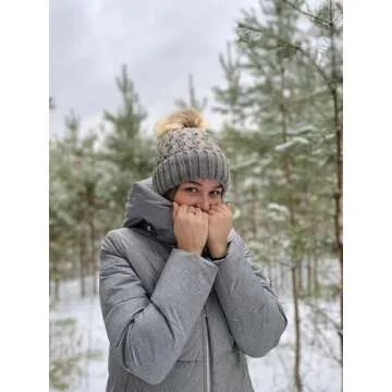 ZLYC Women's Knitted Beanie | Warm, Stylish Winter Hat