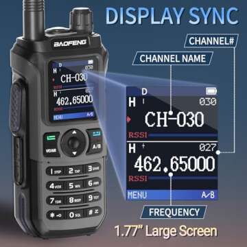 BAOFENG GMRS Radio GM21 GMRS Handheld Radio Long Range Walkie Talkies for GM-15 PRO GMRS Rechargeabl...