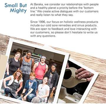 Baraka Handcrafted Ceramic Neti Pot for Nasal Care