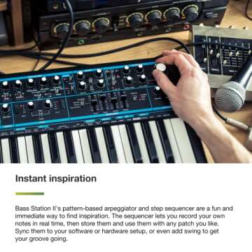 Novation Bass Station II Analog Synth - Versatile and Compact