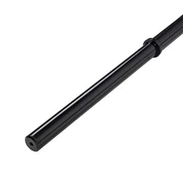 Signature Fitness Standard Barbell Weightlifting Barbell, 300-Pound Capacity, SB5B-PUSH