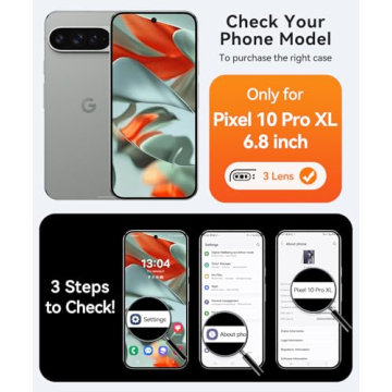 CANSHN Magnetic Case for Google Pixel 10 Pro XL - Stylish Protection with Full Camera Coverage