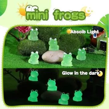 120Pcs Luminous Mini Resin Frogs for Fun Decorations!