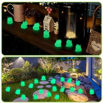 120Pcs Luminous Mini Resin Frogs for Fun Decorations!