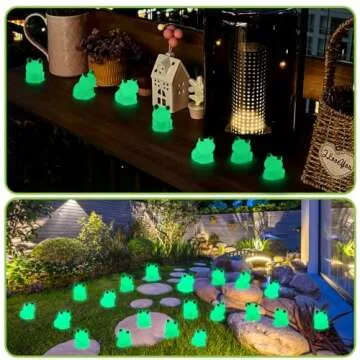 120Pcs Luminous Mini Resin Frogs for Fun Decorations!