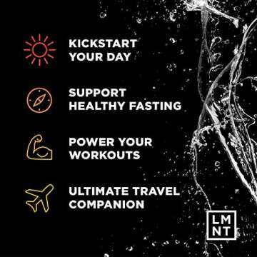 LMNT ELEMENTAL LABS LMNT Zero-Sugar Electrolytes - Lemon Habanero Salt - Hydration Powder Packets | No Artificial Ingredients | Keto & Paleo Friendly | 30 Sticks