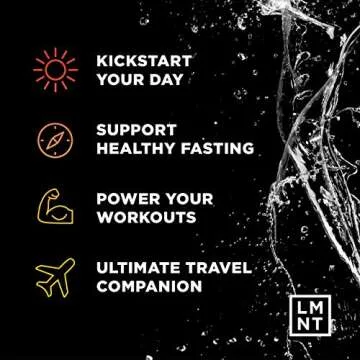 LMNT ELEMENTAL LABS LMNT Zero-Sugar Electrolytes - Lemon Habanero Salt - Hydration Powder Packets | No Artificial Ingredients | Keto & Paleo Friendly | 30 Sticks