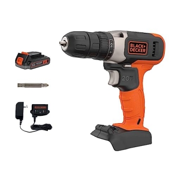 Empower Your DIY Projects with BLACK+DECKER 20V MAX Cordless Drill Kit