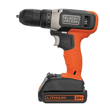 BLACK+DECKER 20V MAX Cordless Drill Kit for DIY Lovers