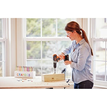 BLACK+DECKER 20V MAX Cordless Drill Kit for DIY Lovers