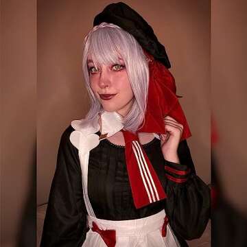 Amback Purple Noelle Cosplay Wig for Gaming and Costume Fun