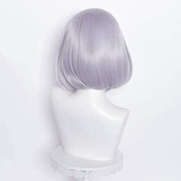 Amback Purple Noelle Cosplay Wig for Gaming and Costume Fun