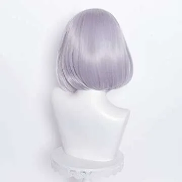 Amback Purple Noelle Cosplay Wig for Gaming and Costume Fun