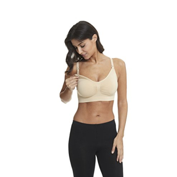 HOFISH Women's Seamless Nursing Bras 3-Pack for Moms