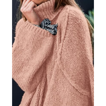 PRETTYGARDEN Women's Turtleneck Sweater - Cozy Chic Style
