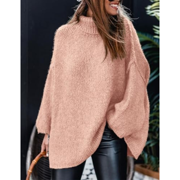 PRETTYGARDEN Women's Turtleneck Sweater - Cozy Chic Style