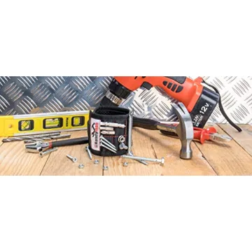 Go Handyman Magnetic Wristband with Strong Magnets for Holding Screws, Nails, Drill Bits - Best Unique Tool Gift for diy – Convenient Solution for Professional and Home Use