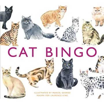 Laurence King Cat Bingo - Educational & Fun Game for Cat Lovers