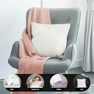 Foamily 24x24 Hypoallergenic Throw Pillow Inserts for Home
