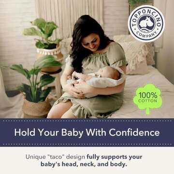 Montessori Baby Topponcino | Multifunctional Authentic Montessori Design | Simple Newborn Holding & ...