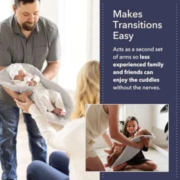 Montessori Baby Topponcino | Multifunctional Authentic Montessori Design | Simple Newborn Holding & Feeding Baby Support Pillow | Clean Infant Tummy Time Mat (Organic, Grey)