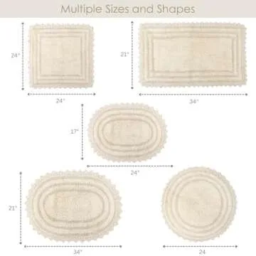 Buy RAJRANG Crochet Cotton Bath Rug for Stylish Comfort