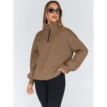 Trendy Queen Women’s Oversized Sweatshirt for Fall Fashion