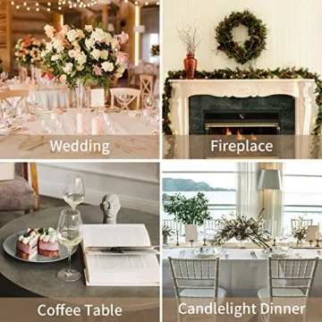 Sziqiqi Gold Candlestick Holders for Taper Candles