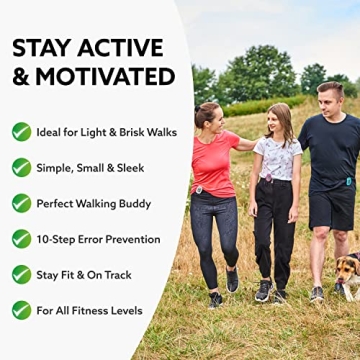 3DFitBud Simple Step Counter – Accurate Pedometer for Easy Walking