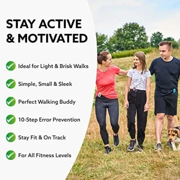 3DFitBud Simple Step Counter – Accurate Pedometer for Easy Walking