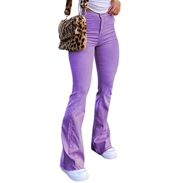 LONGBIDA Flared Bell Bottom Women’s Denim Jeans for Style