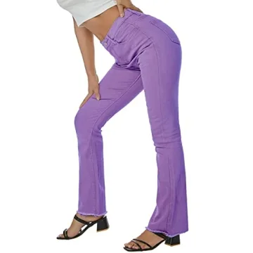 LONGBIDA Flared Bell Bottom Women’s Denim Jeans for Style