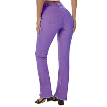 LONGBIDA Flared Bell Bottom Women’s Denim Jeans for Style