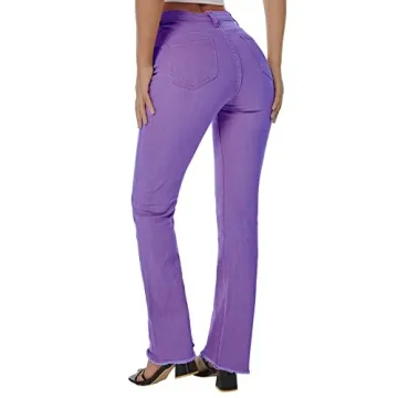 LONGBIDA Flared Bell Bottom Women’s Denim Jeans for Style