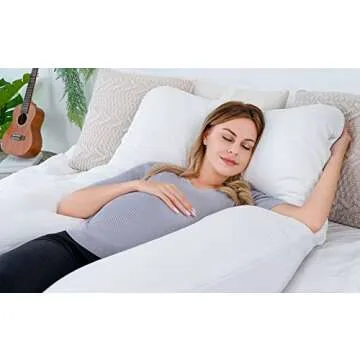 QUEEN ROSE Pregnancy Pillow - Supportive U Shaped Design