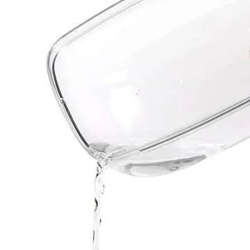 BUCATSTATE Hamster Sand Bath Container Large Hamster Toilet with Scoop Set Dust Bust Accessories for Small Animals (Transparent, Medium)