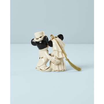 Lenox Mickey & Minnie Mouse Dream Wedding Ornament