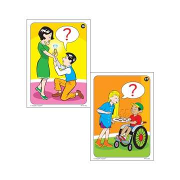 Super Duper Publications | What are They Asking? Fun Deck Flash Cards | Educational Learning Resource for Children