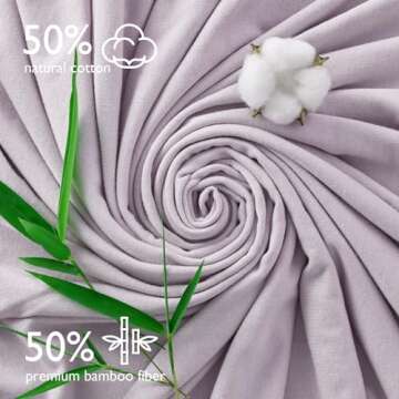 Momcozy Hooded Baby Towel, 2 Pack - Absorbent and Cozy, 35 x 35 Inch Bath Towels for Boys and Girls,...